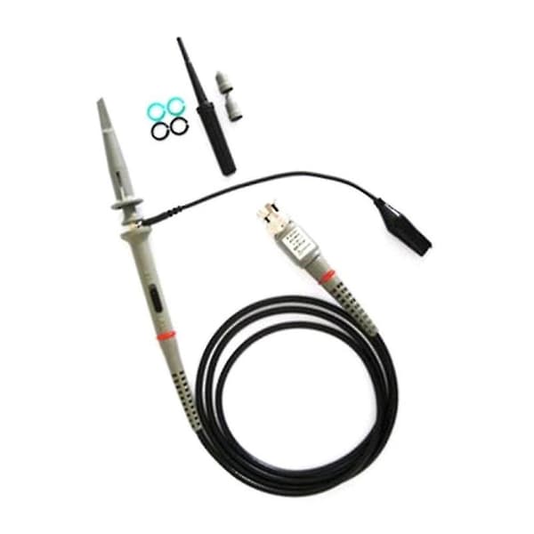 2 stk. P6100 Bnc Oscilloskopprobe Kit Scope Analyzer Alligatorklemme