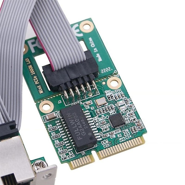 Nytt Mini Pci-e Nätverkskort 1000mbps Gigabit Ethernet Nic Adapter Rtl8111f Pci Express 10/100/1000m