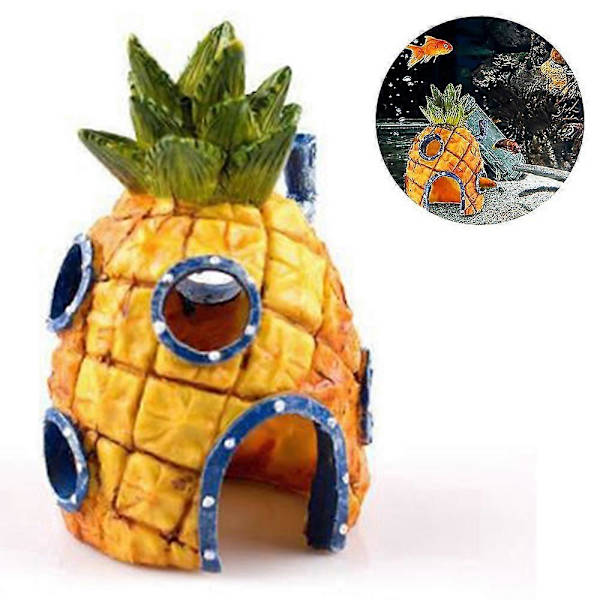 Svampebob Ananashus Akvarium Tilbehør Model