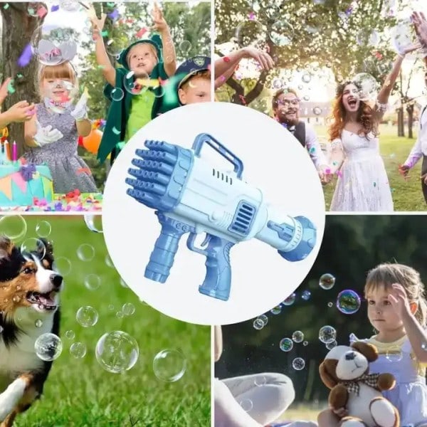 Bubble Blaster | Stor Raketuppskjutning Bubbelmaskinpistol, Utomhusleksaker för Småbarn i Åldrarna 4-8, Presenter för 3 5 6 7 År Gamla Pojkar och Flickor...
