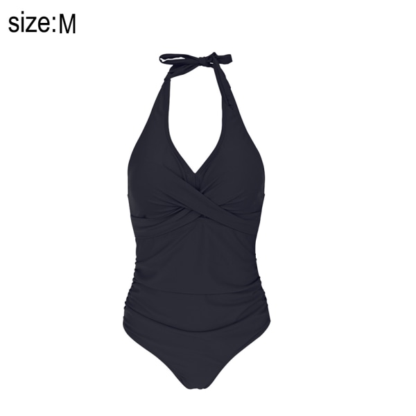 One Piece Swimsuit Naisten Uimapuvut Sexy Bikini Swimsuit - musta M