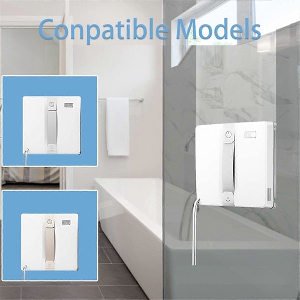 10 stk. til Ecovacs Winbot Mini Udskiftningsdele Klude Rengøringsklud, Mikrofiber Rengøringspude