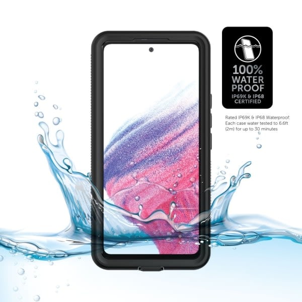 Body Glove Tidal Vedenpitävä puhelinkotelo Samsung Galaxy A53 5G - Pu/Harmaa