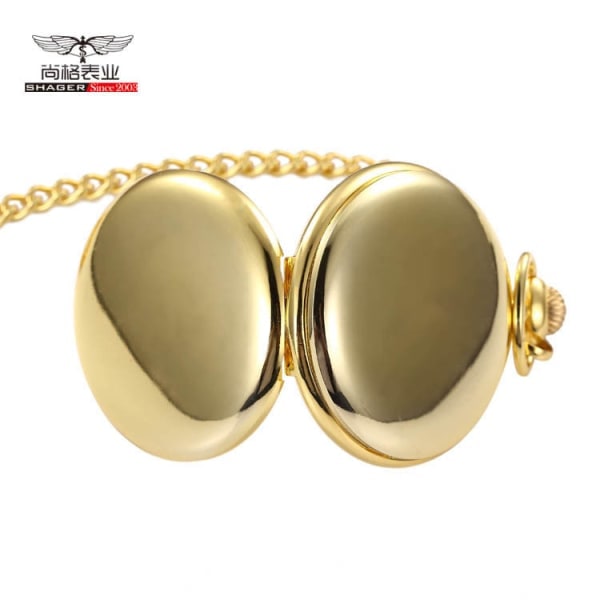 Ny stil Ur Vintage Glat Quartz Klassisk Til Herre Dame Gylden