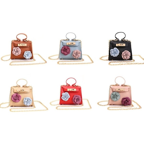 Barneveske og håndvesker for små jenter, crossbody-veske for småbarn