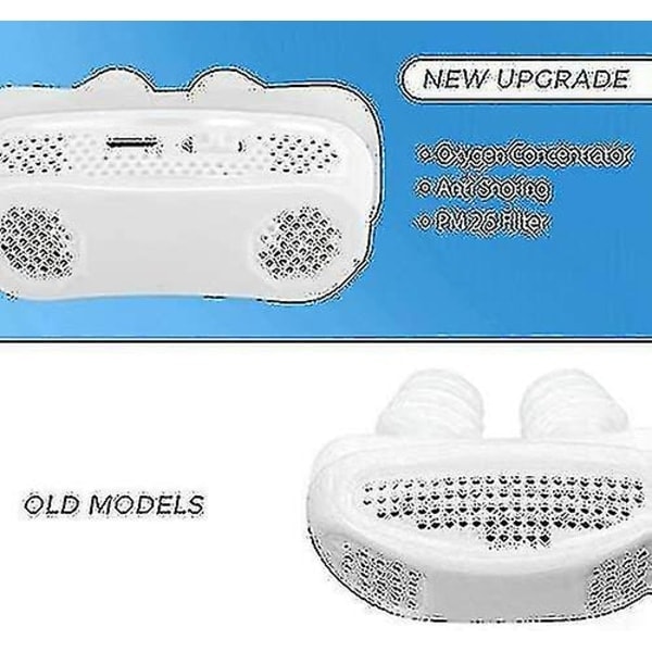 3-i-1 CPAP-enhed mod snorken, automatisk snorken, søvnapnø, hjælpemiddel, stop, luftrenser, filter