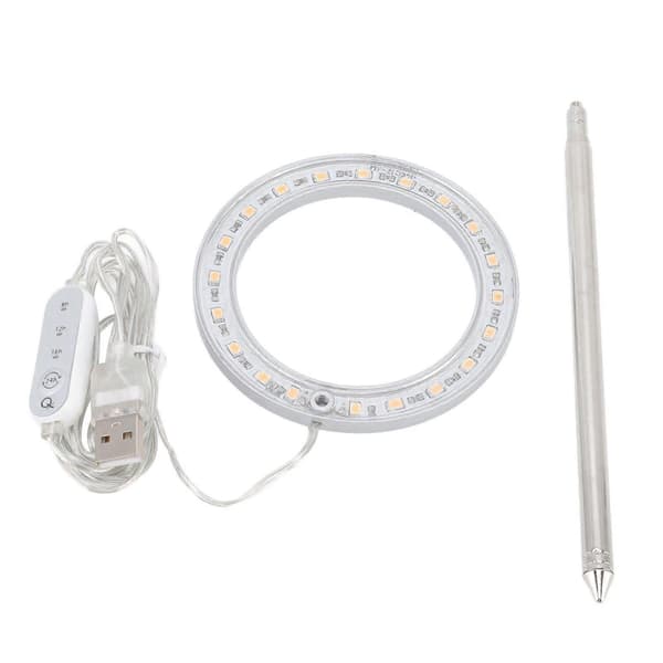 Bärbar USB-driven DC 5V LED Växtlampa med Utdragbar Stång