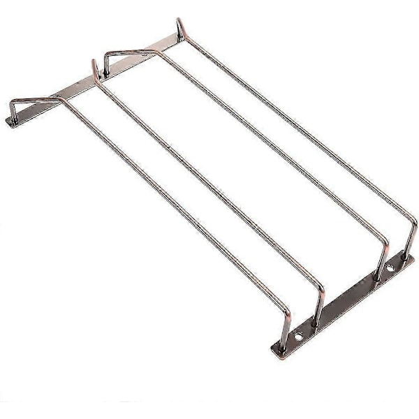 14\" Bronse Vinglassholder Under Skap, Vinglassholder, Vinglass Oppbevaringsstativ, 2 Rader