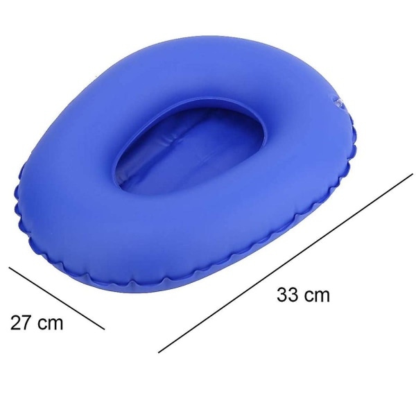 Pestävä kannettava ilmatäyttö Blue Bed Pan