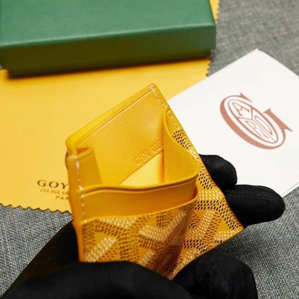 Gaoya unisex kortholder, houndstooth mønster, grå.