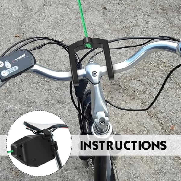 Trækline til udendørs cykler, bugserline til cykel, cykel og cykel