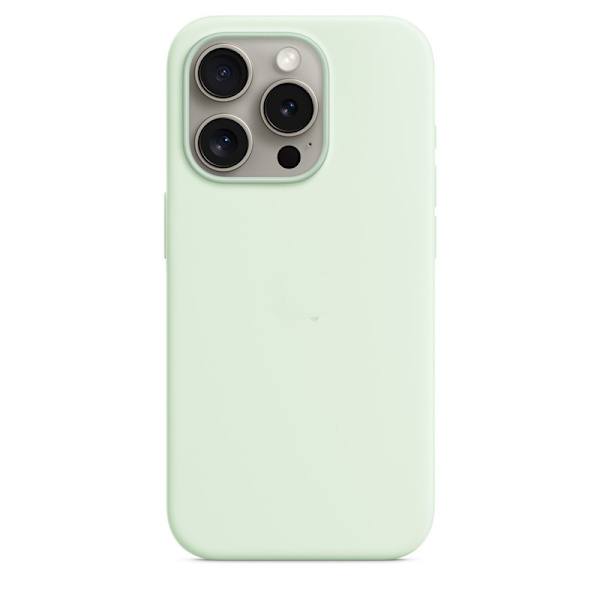 Apple Silikonecover med MagSafe til iPhone 14 Pro green iPhone15promax