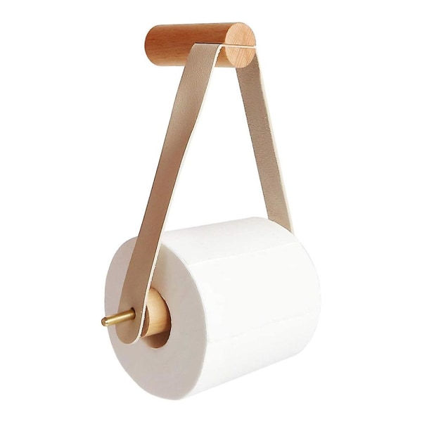 Toiletrulleholder Træ,toiletrulleholder til vægrulleholder White