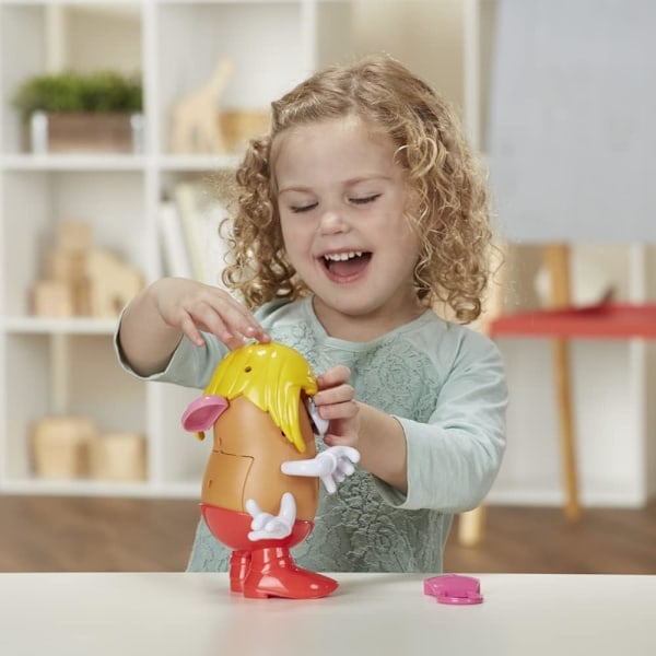 Klassisk leksak för barn från 2 år och uppåt, innehåller 12 delar och bitar för att skapa roliga ansikten