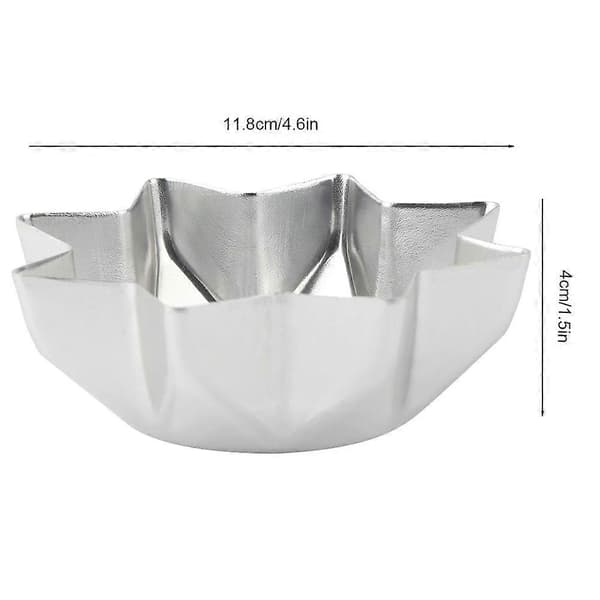 Non-stick åttekantet kakeform i aluminiumslegering, blomsterformet kakeform