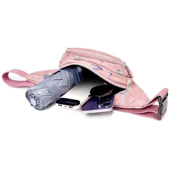Midjeväska Dam Herr Mode Midjeväskor Lätta Crossbody Väskor Löpning Vandring Resor Träning Grön