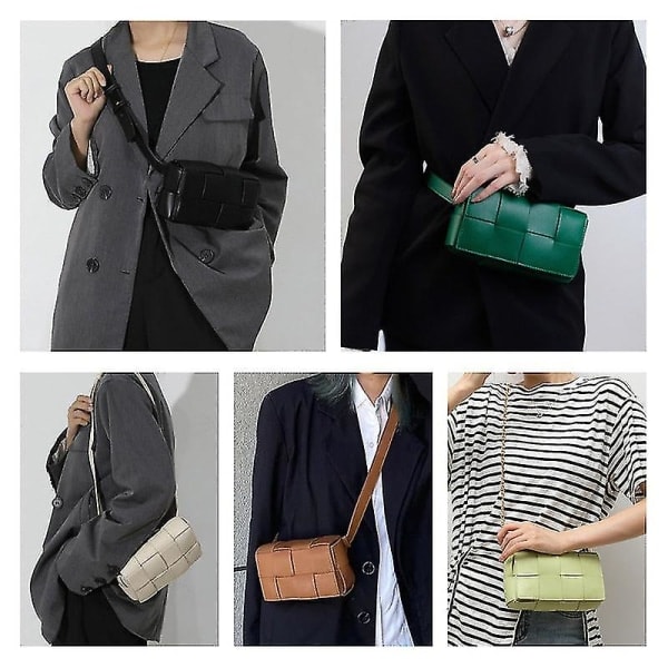 Dam Handväska Vävda Väska Clutch Simpisure Kedja H Et Grön