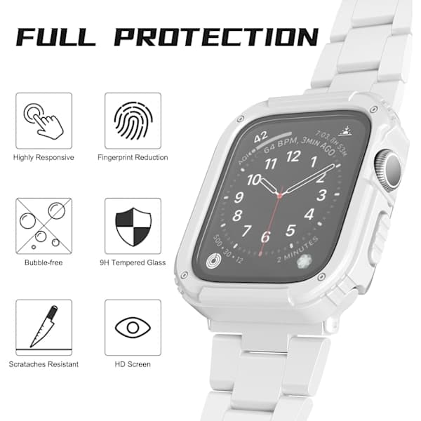 2-pak robust etui, der er kompatibelt med Apple Watch