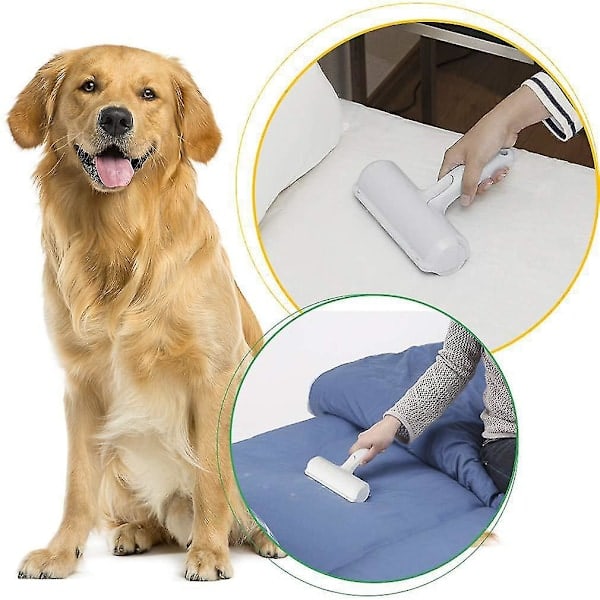 2 stk. katte- og hundehårsfjerningsbørste, genanvendelig magisk hårbørste, kæledyrshårsfjerner, epilator (tøj/sofa/bil/seng/tæppe)