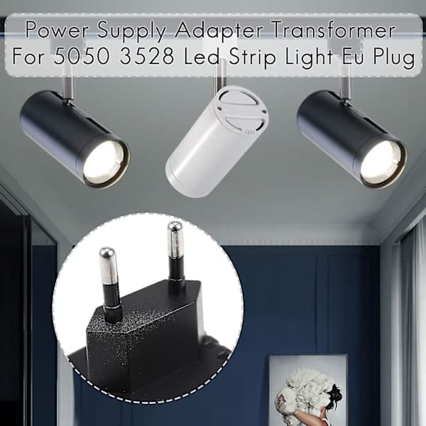 AC/DC 12V 2A 24W Strømadapter Transformator For 5050 3528 Lys EU-kontakt