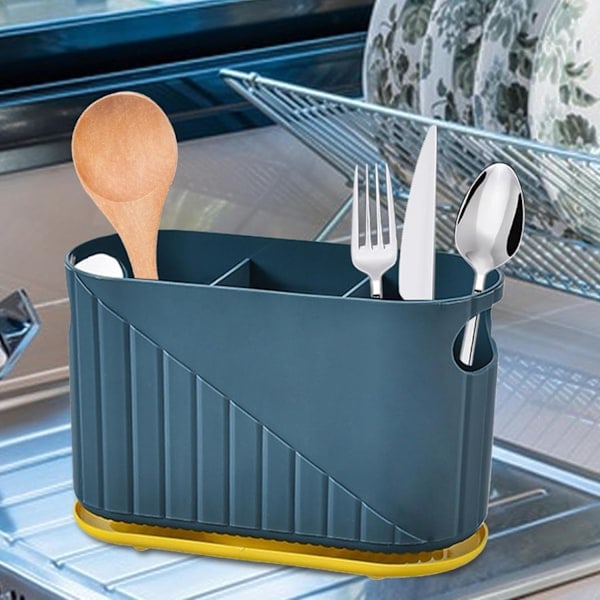 Multifunktionel spisepindholder, opvaskekurv bestikholder, køkkenredskabsorganisator, skedholder, bestikholder til fest, køkkenredskabsbeholder