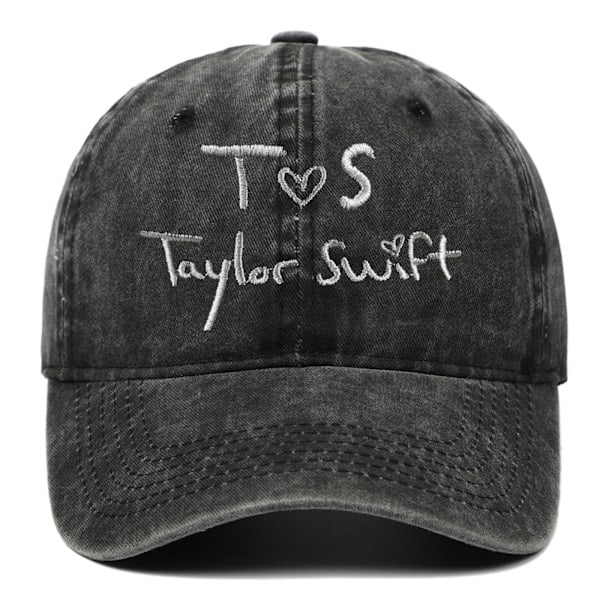 Taylor 1989 Broderad Tvättad Keps Europeisk och Amerikansk Taylor Swift Hiphopkeps Gammal Tvättad Basebollkeps