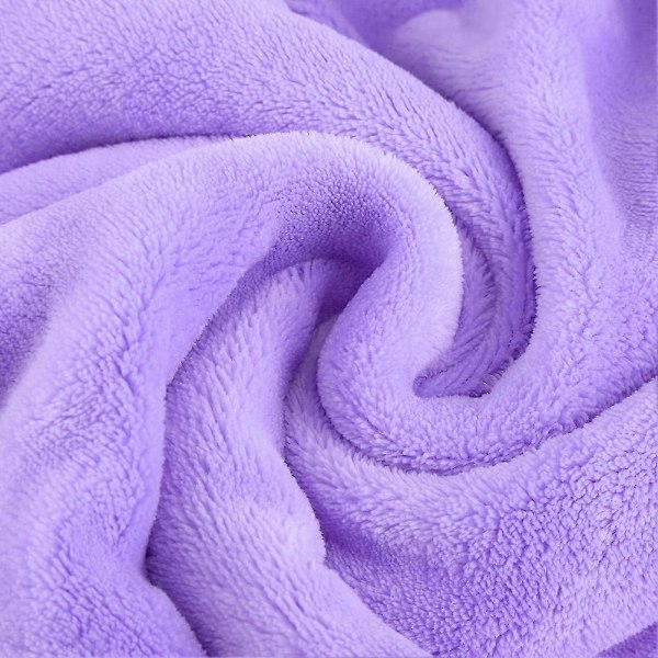 Lilla Dame Koral Fløjl Varmt Håndklæde Wrap Badekåbe Brusebad SPA Badekåbe Hyggelig Sexet Krop