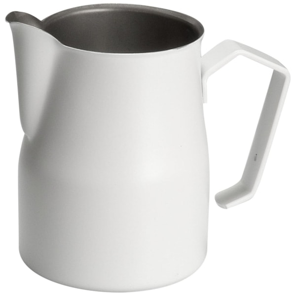 Mælkekande, professionel non-stick 350 ml, stål, hvid
