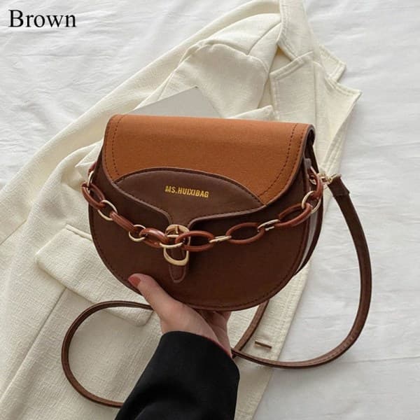 Crossbody tasker BRUN brun