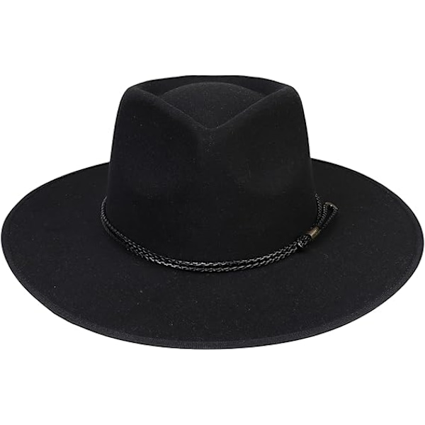 Bredskygget Fedora - Panama Hat i Uldfilt