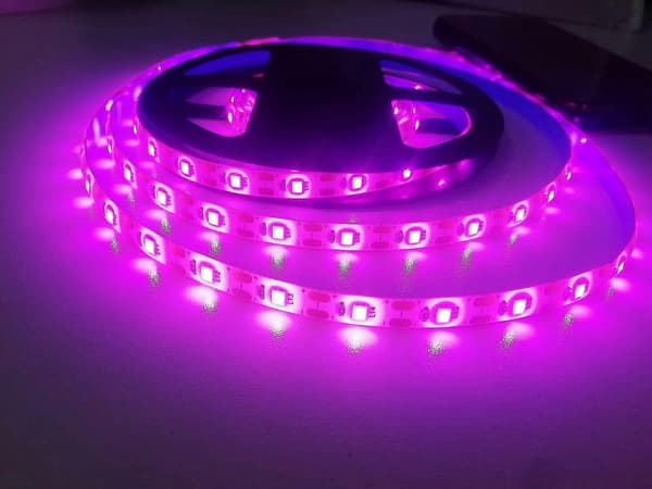 5v Sort UV Fleksibel LED Strip Sæt 5m Lilla Tape Med USB