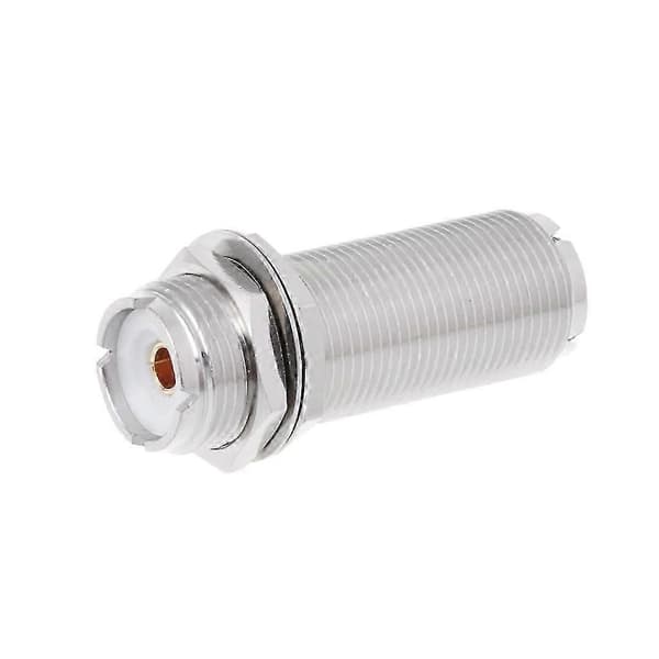 UHF SO239 Hunn Til Hunn Jack Mutter Skott Panelmontering Adapter Kobling Rett