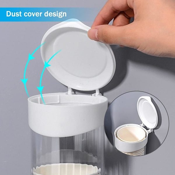 Engangskoppdispenser, Koppdispenser, Veggmontert Plassbesparende Koppdispenser