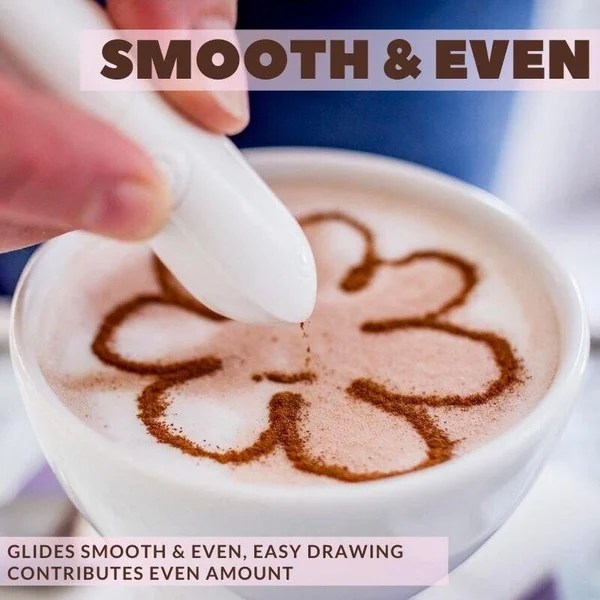 Sähköinen kahvinpiirustuskynä Latte Art -kynä purple