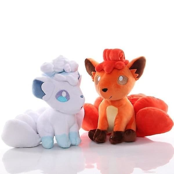 20 cm Vulpix Alola Vulpix plyslegetøj blød krammer - hvid