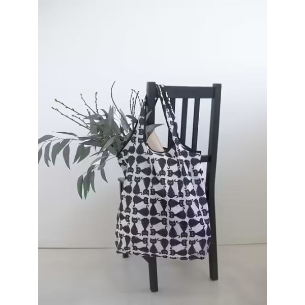 Shoppingbag / väska Katt black one size