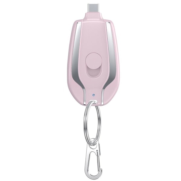 Bärbar Powerbank Nödladdare ROSA FÖR TYP-C FÖR TYPE-C