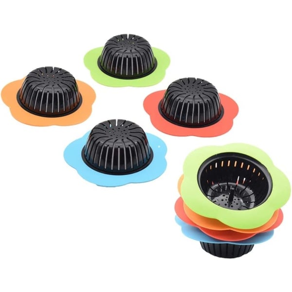 Silikon Köksavloppsfilter 4-pack, Häll