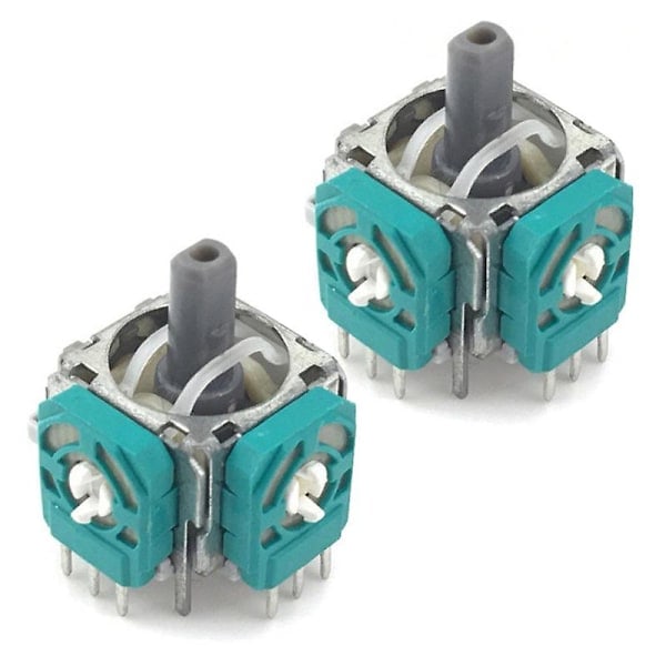 2 stk. Analoge Tommel-Joystick Reparasjonsdeler Dualshock Erstatning for PS4-Kontrollere