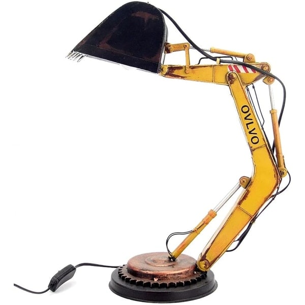 Gravemaskine skrivebordslampe unik bordlampe LED 20*12*12cm
