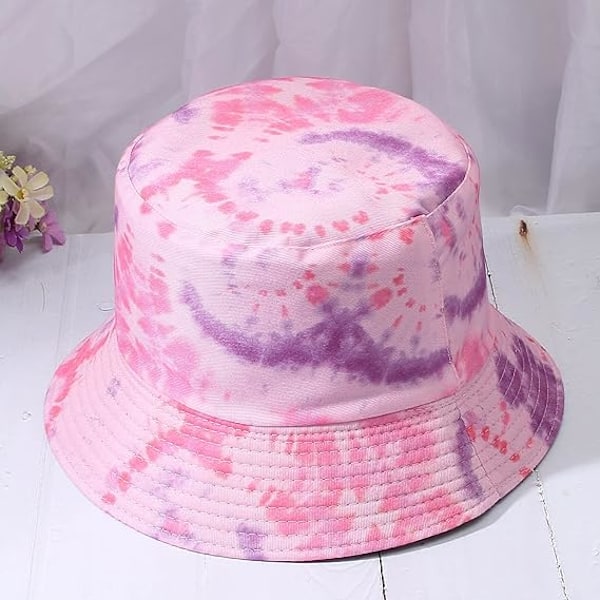 Sommar bucket hat Bomull dubbelsidig batik bucket hat