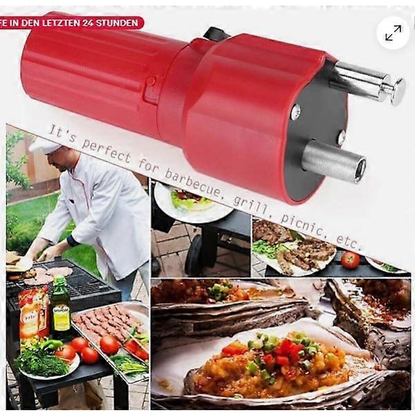 Grillmotor med USB för Mangal / Schaschlik Spettroterare, Spettfäste, Rotationsspett