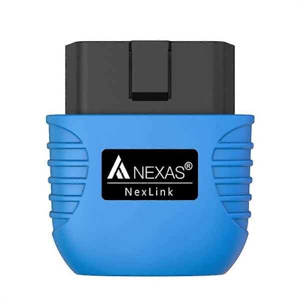 Nexlink OBD2 Bluetooth 5.0 til biler og motorcykler, OBD2 diagnostisk enhed Bluetooth, OBD2 Bluetooth adapter til iOS og Android