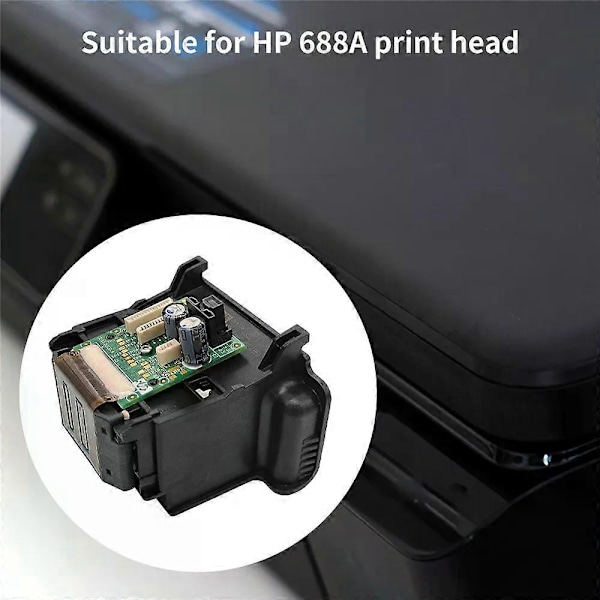 NYT printhoved til HP Officejet 7510 7110 7612 7610 6700 6100 6600 e Print Tydelige mønstre Farverig printerprinthoved
