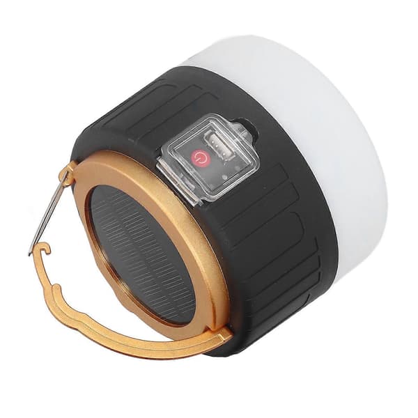 LED Camping Lanterne med USB-interface, Multifunktionelt Solar LED-lys til Camping, Nødssituationer, Grill, Vandreture