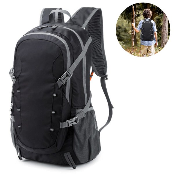 Letvægts rygsæk, der kan pakkes sammen til vandreture og camping