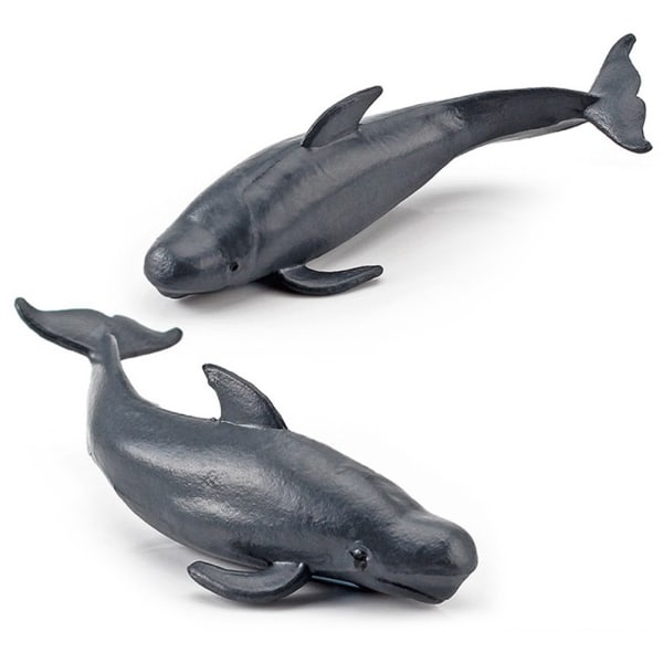 12ST Mini Havsleksaker för barn Plast Havsdjur Figurer Simulering Havsdjur Modell Dekoration