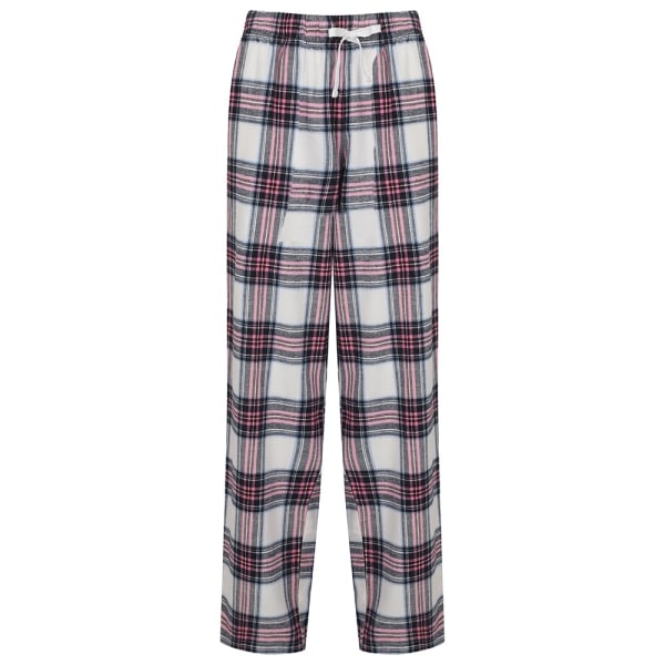 Dam/Dam Tartan oungebyxor Vit/Rosa rutig White/Pink Check L