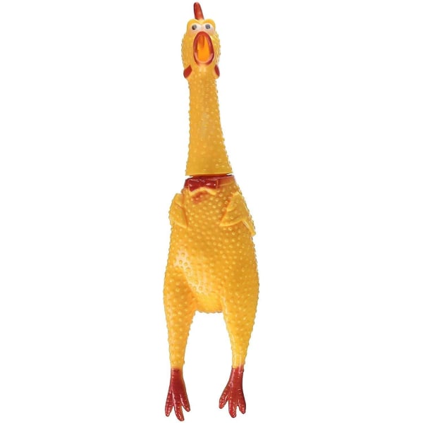 Gummikylling /Squeeze Chicken, Prank Novelty Toy