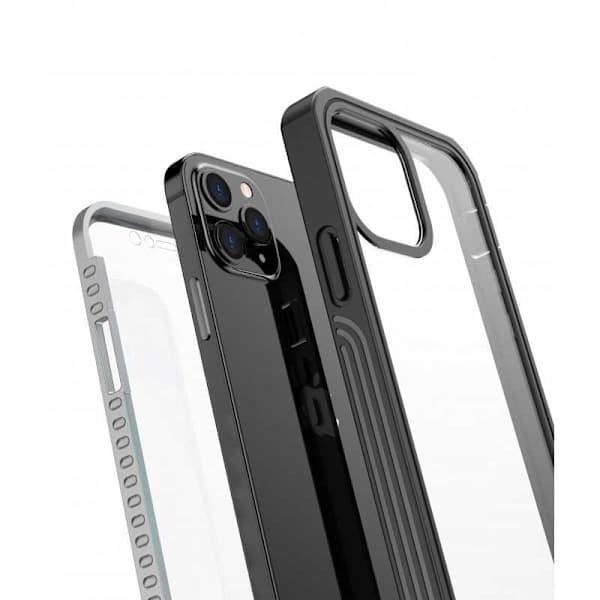 iPhone 12 Full-Coverage Premium 3D Klar Beskyttelsesetui
